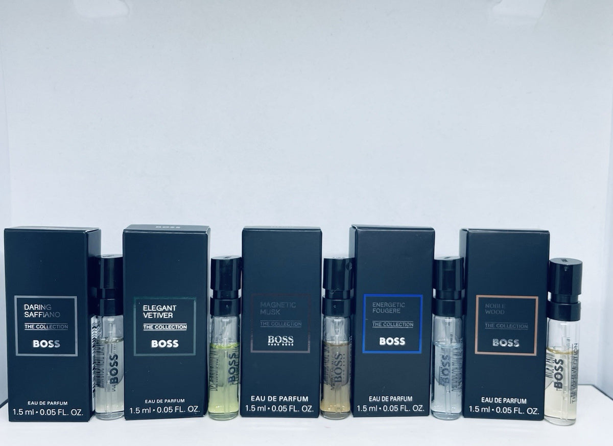 Hugo Boss The Collection For Men Sample Spray 5pc Set