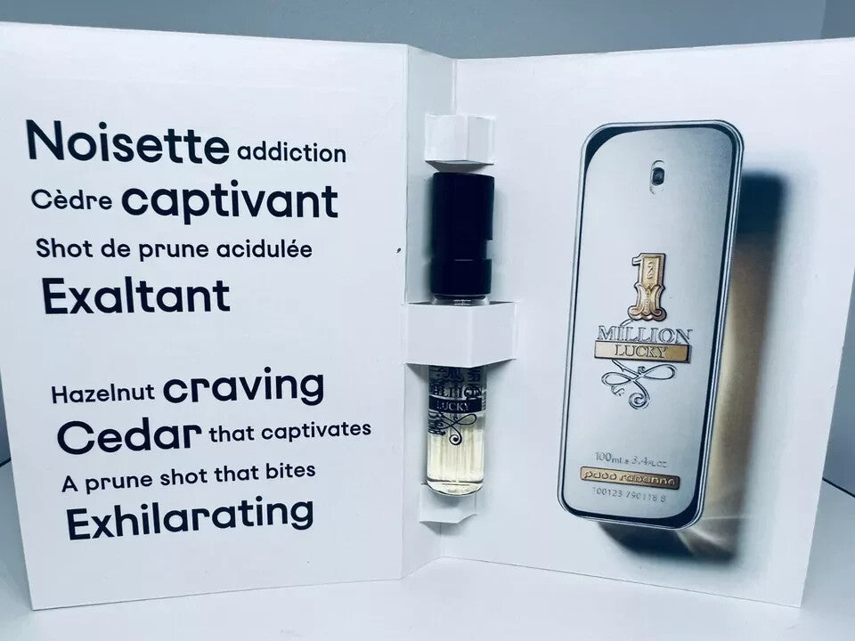 Paco Rabanne One Million Perfume Collection For Men Sample Spray 7pc Set