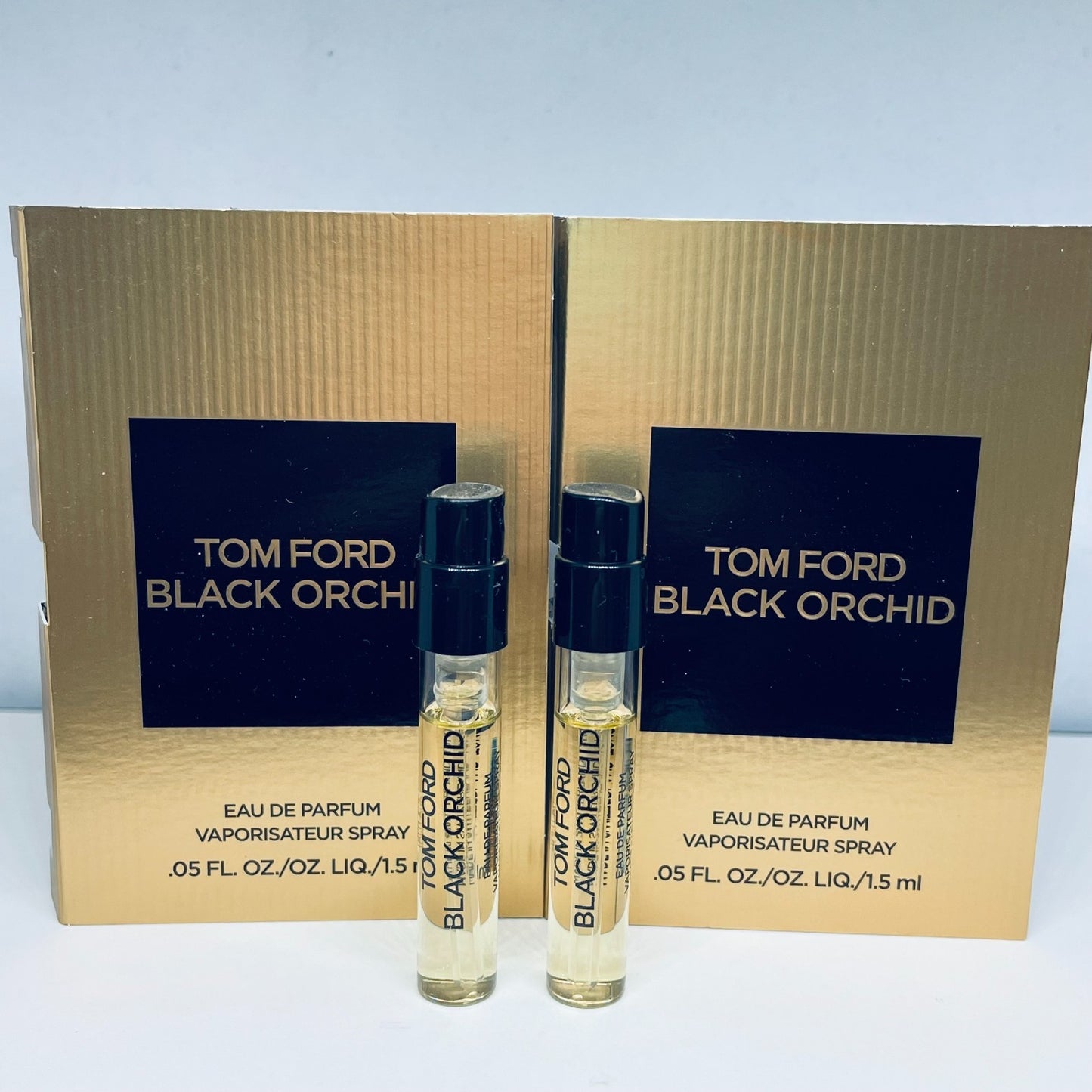 2 Tom Ford Black Orchid Eau de Parfum EDP Sample Spray Vial 1.5ml / 0.05oz Nw