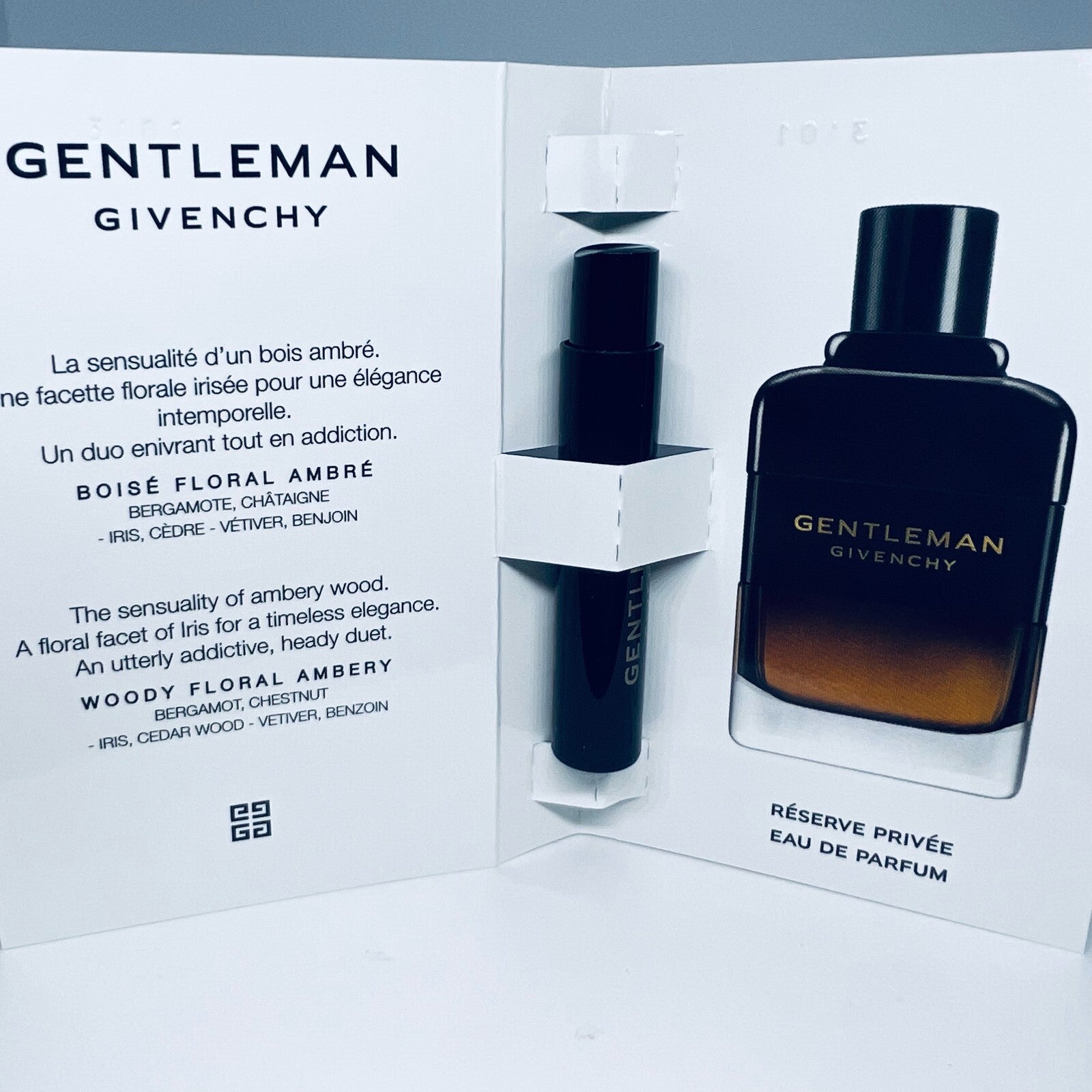 Givenchy Gentleman Eau de Parfum Reserve Privée Samples Spray 1ml / 0.03oz