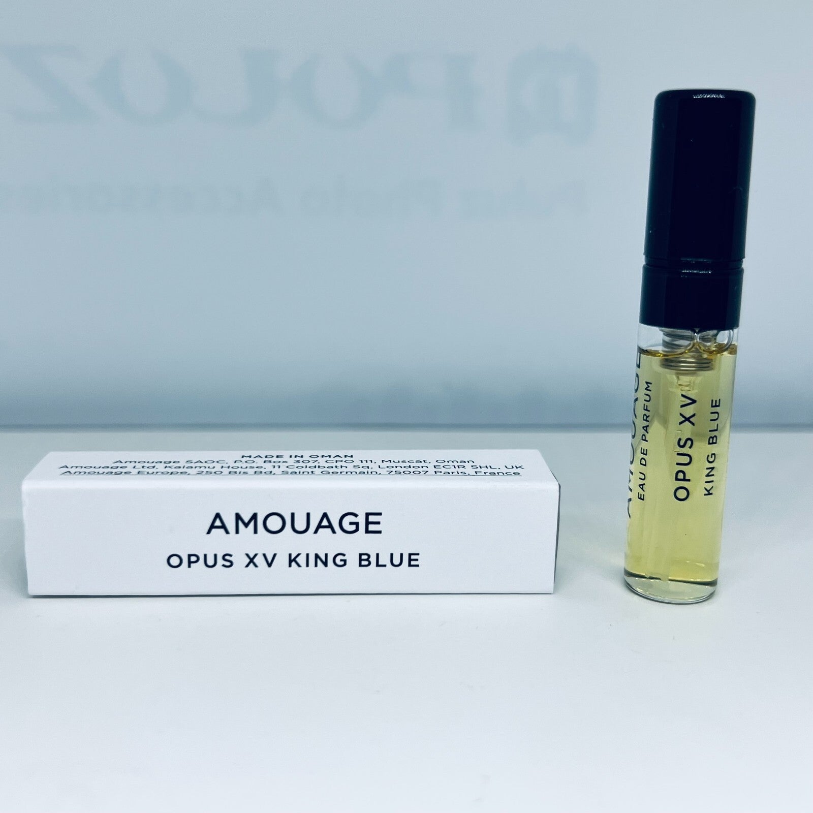 Amouage Opus XV King Blue Eau de Parfum EDP Sample Spray 2ml