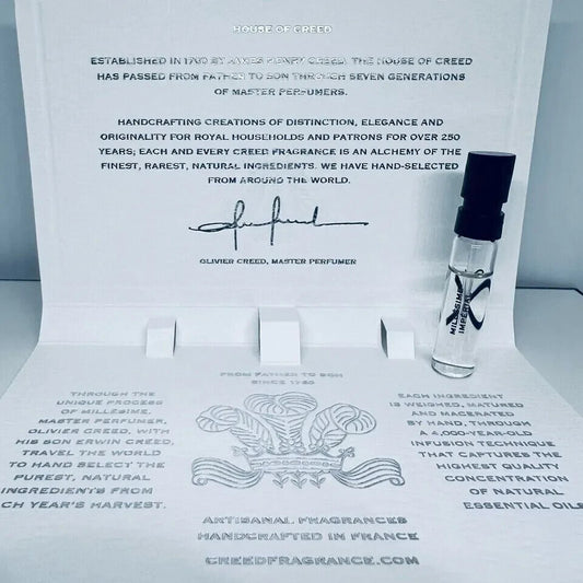 10x Creed Millesime Imperial EDP Official Carded Sample Spray  1.7ml