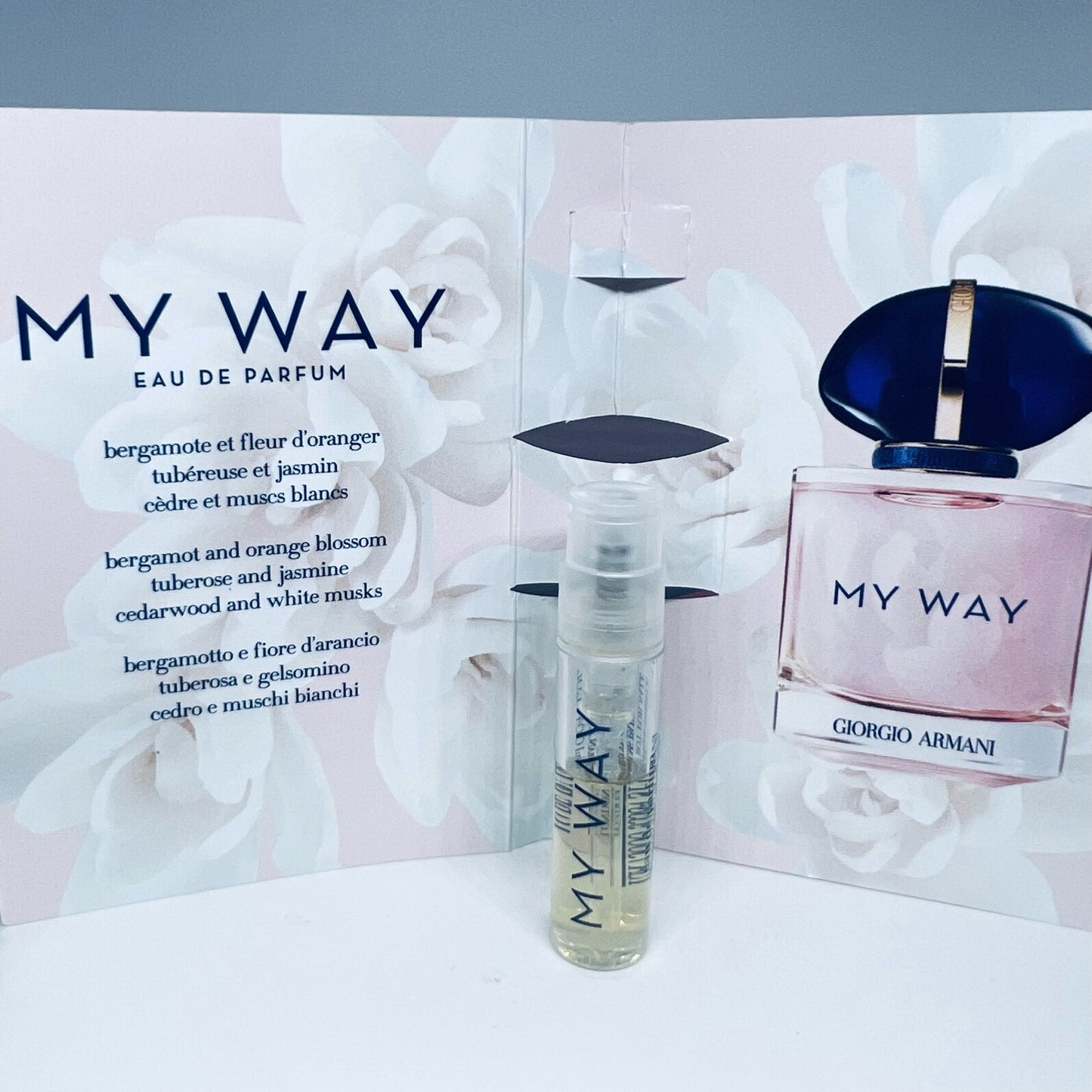 Giorgio Armani My Way Perfume Collection Sample Spray Vials 6pcs Set