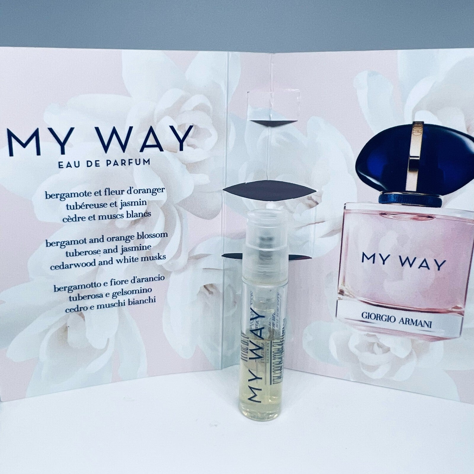 Giorgio Armani My Way Perfume Collection Sample Spray Vials 6pcs Set
