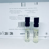 2Pc Creed Original Vetiver EDP Sample Vial Spray 1.7ml