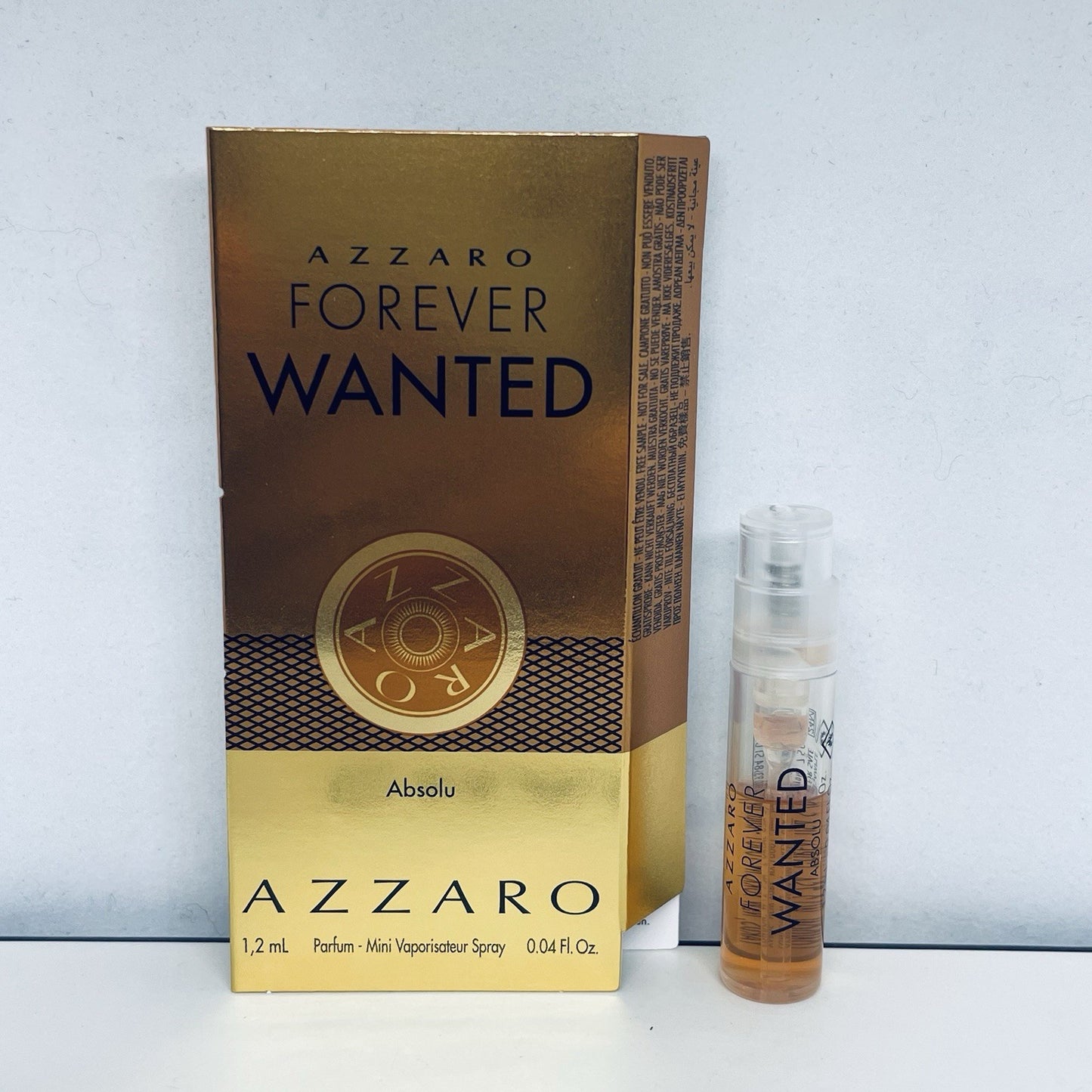 Azzaro Forever Wanted Absolu Parfum Sample Spray 1.2ml New 2026