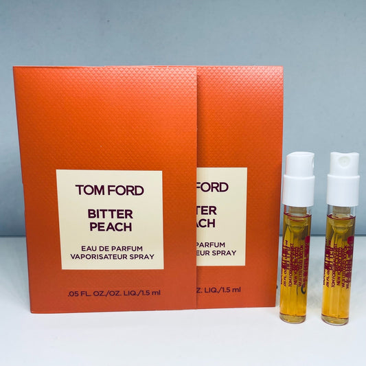 2 Tom Ford Bitter Peach Eau de Parfum Sample Spray 1.5ml