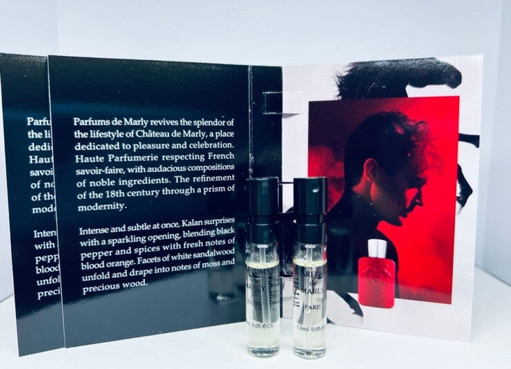 2Pc Parfums De Marly Kalan EDP Cologne Sample Spray 1.5ml