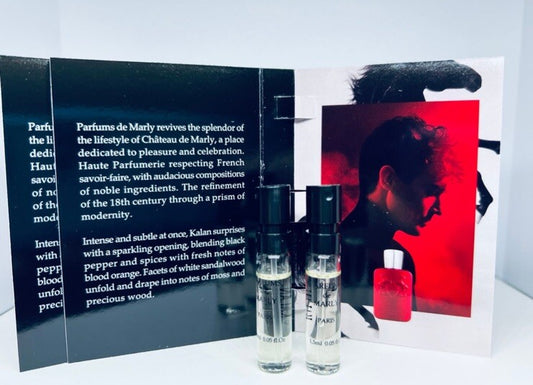 2Pc Parfums De Marly Kalan EDP Cologne Sample Spray 1.5ml