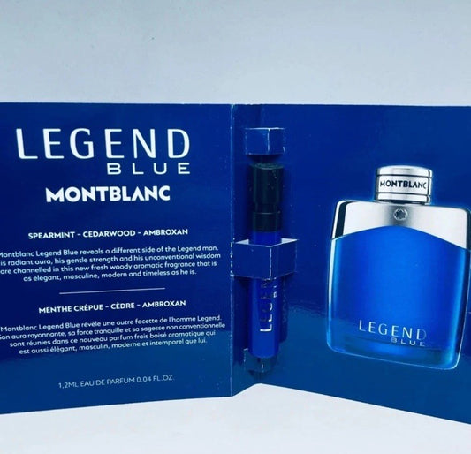 Montblanc Legend Blue Eau De Parfum Sample Spray 1.2ml