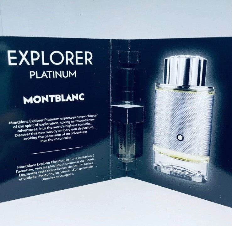 Montblanc Explorer Platinum Eau de Parfum Sample Spray 2ml