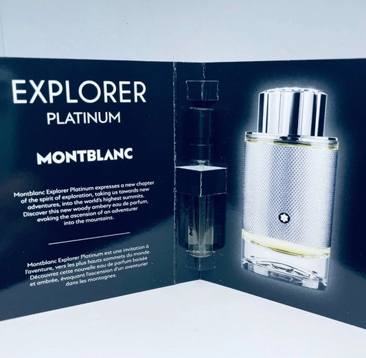 Montblanc Explorer Platinum Eau de Parfum Sample Spray 2ml