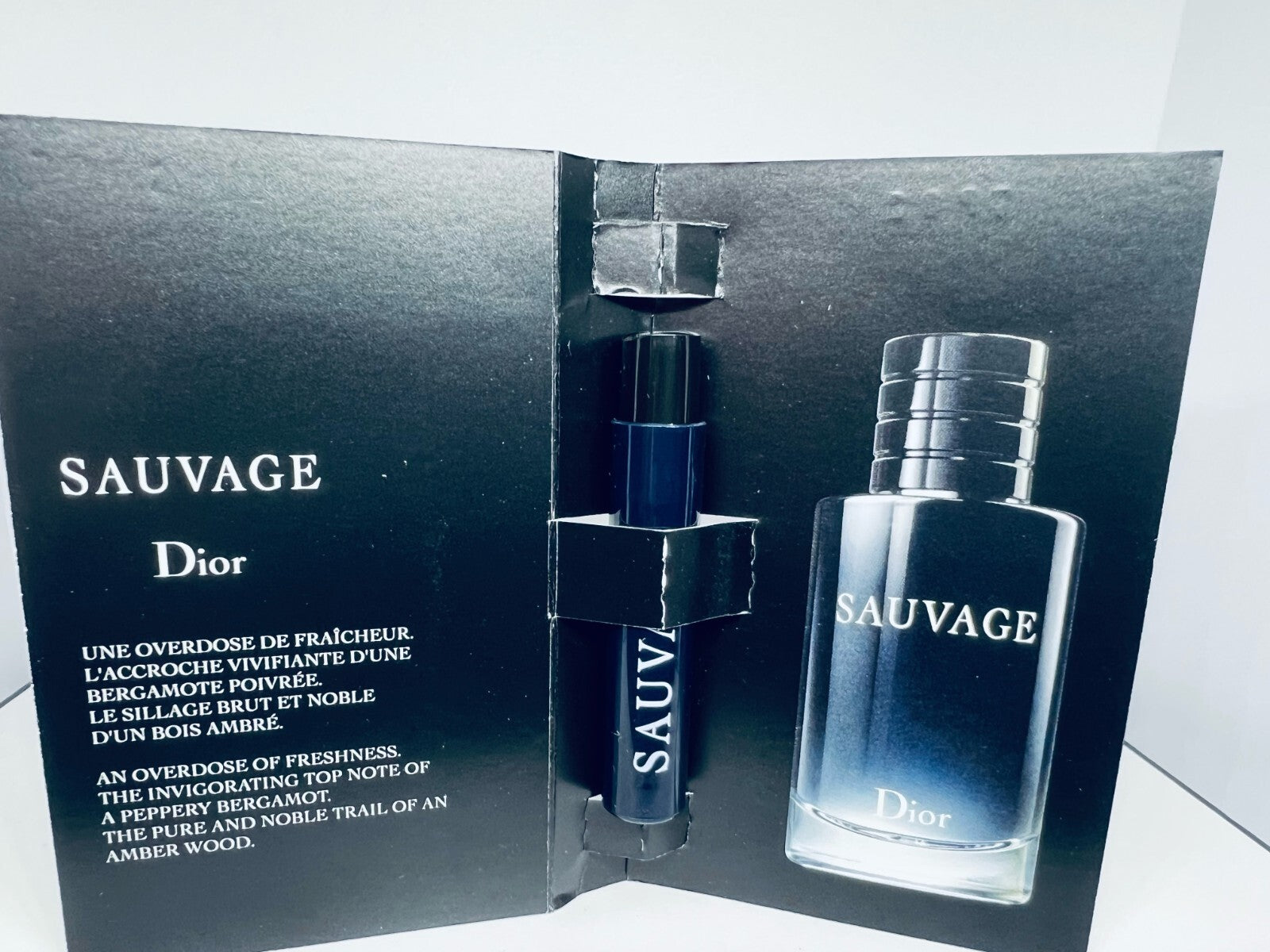 Dior Sauvage Cologne Collection For Men Sample Spray Vials 5pc Set
