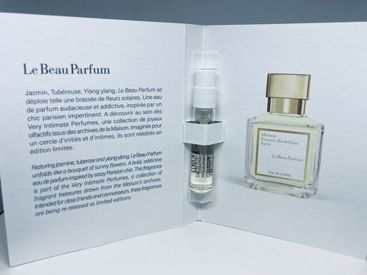 Maison Francis Kurkdjian Le Beau Parfum EDP Sample 2ml