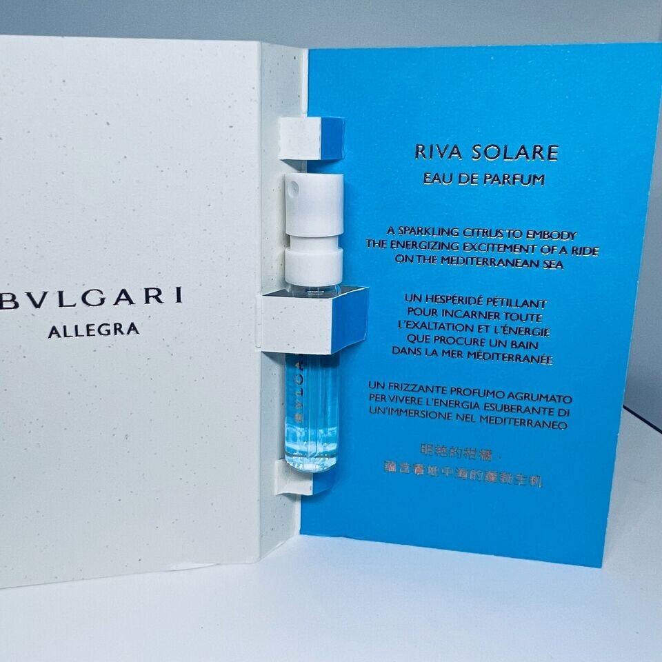 BVLGARI Allegra Riva Solare Eau de Parfum Sample Spray 1.5ml / 0.05oz