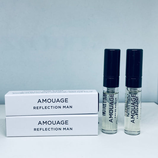 2 Amouage Reflection Man Eau de Parfum Sample Spray 2ml