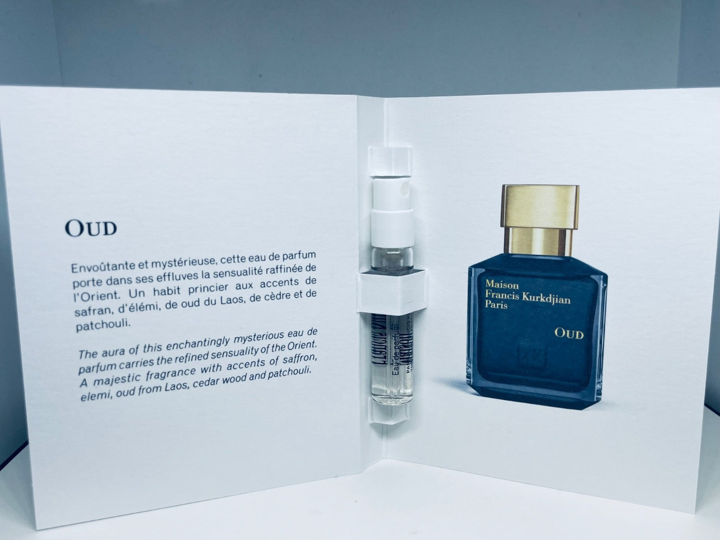 Maison Francis Kurkdjian Perfume Collection For Men Sample Spray 10pc Set 2ml
