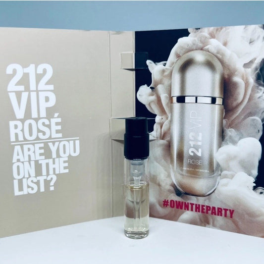 Carolina Herrera 212 VIP Rose Eau de Parfum Sample Spray 1.5ml