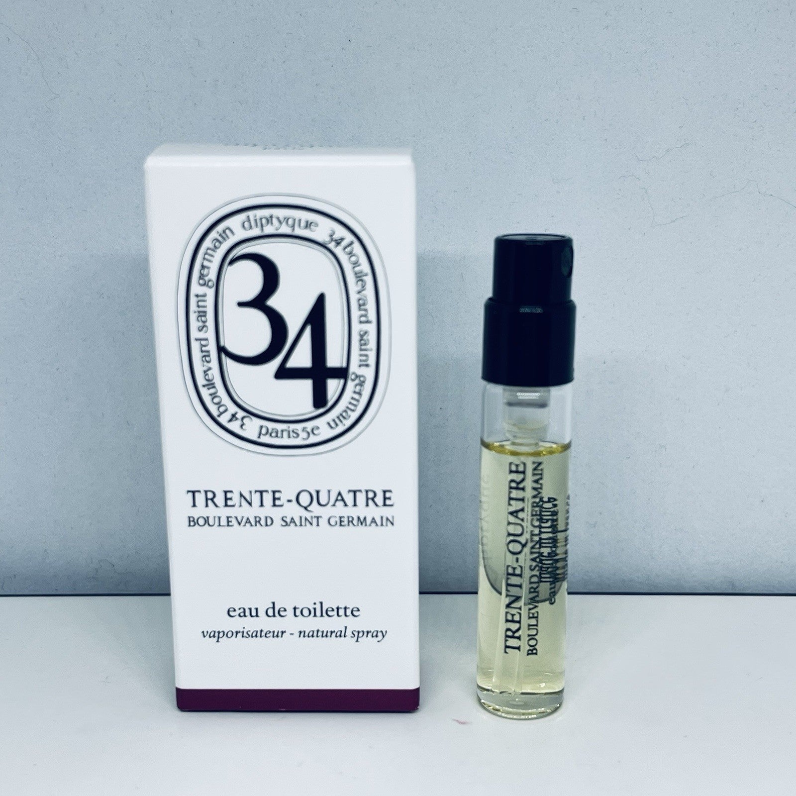 Diptyque 34 BOULEVARD Saint Germain EDT 2ml/0.06oz. FACTORY SEALED