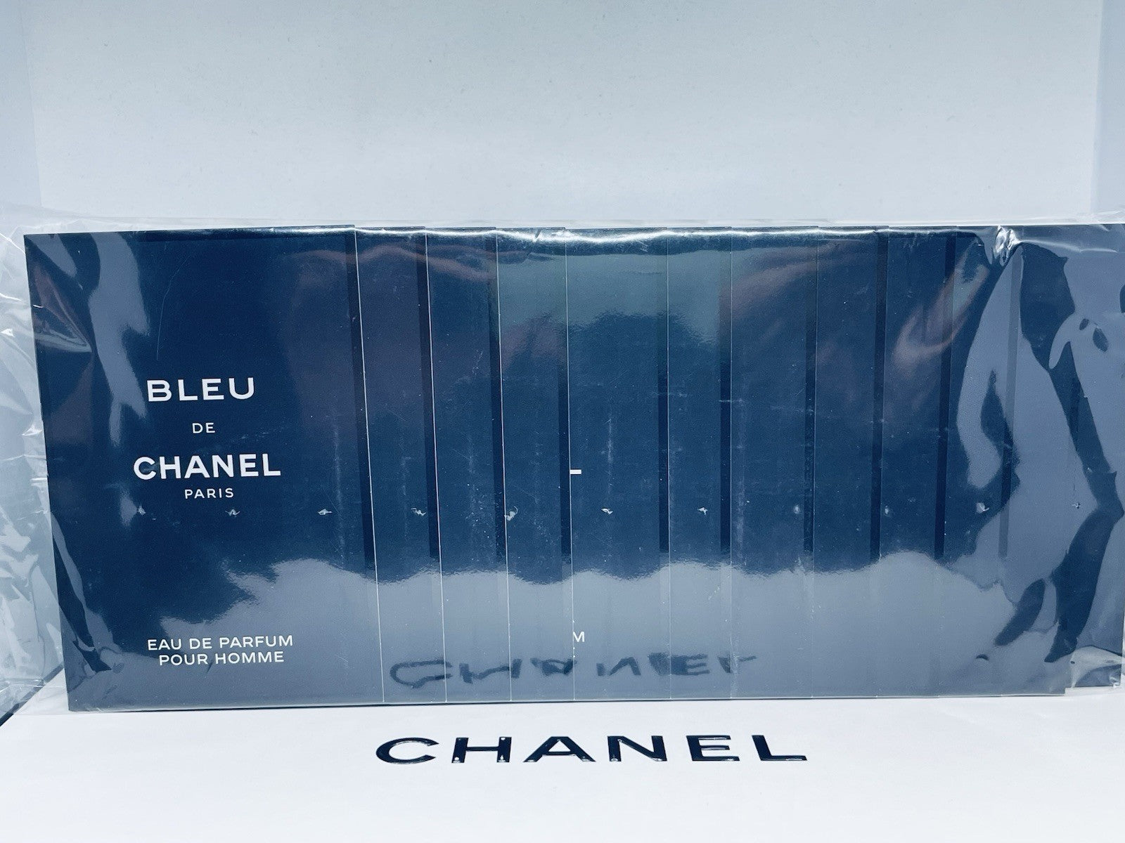 CHANEL BLEU DE CHANEL EAU DE PARFUM 1.5ml .05fl oz x 12 COLOGNE SPRAY SAMPLE