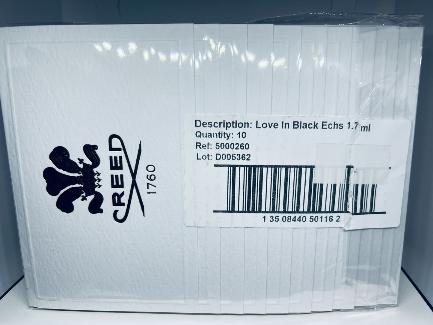 Creed Love in Black Eau de Parfum 1.7ml x 10 Sample Spray