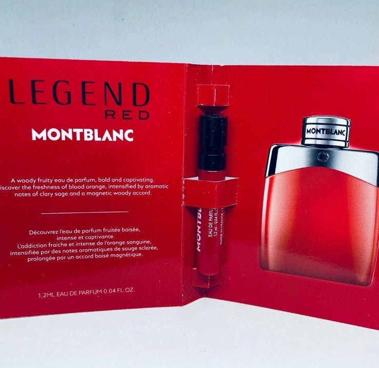 Montblanc Legend Red Parfum Sample Spray 1.2ml