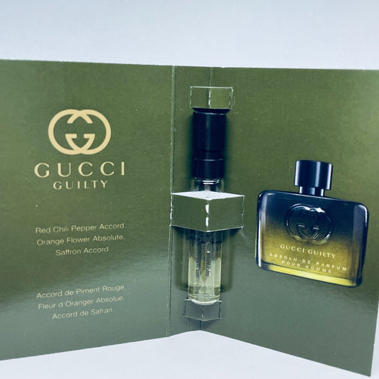 Gucci Guilty Absolu de Parfum Pour Homme Sample Spray1.5ml New Release 2025