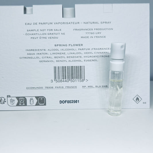 Creed Spring Flower Eau de Parfum Official Carded Sample Spray 1.7ml