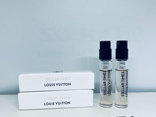2Pc Louis Vuitton Stellar Times Extrait De Parfum Sample Spray 2ml/0.06oz