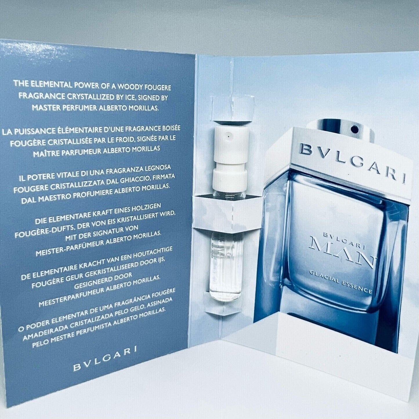 Bvlgari Cologne Collection For Men Sample Spray Vials 5Pc Set