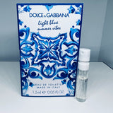 Dolce & Gabbana Light Blue Summer Vibes EDT For Women Sample Spray 1.5ml New