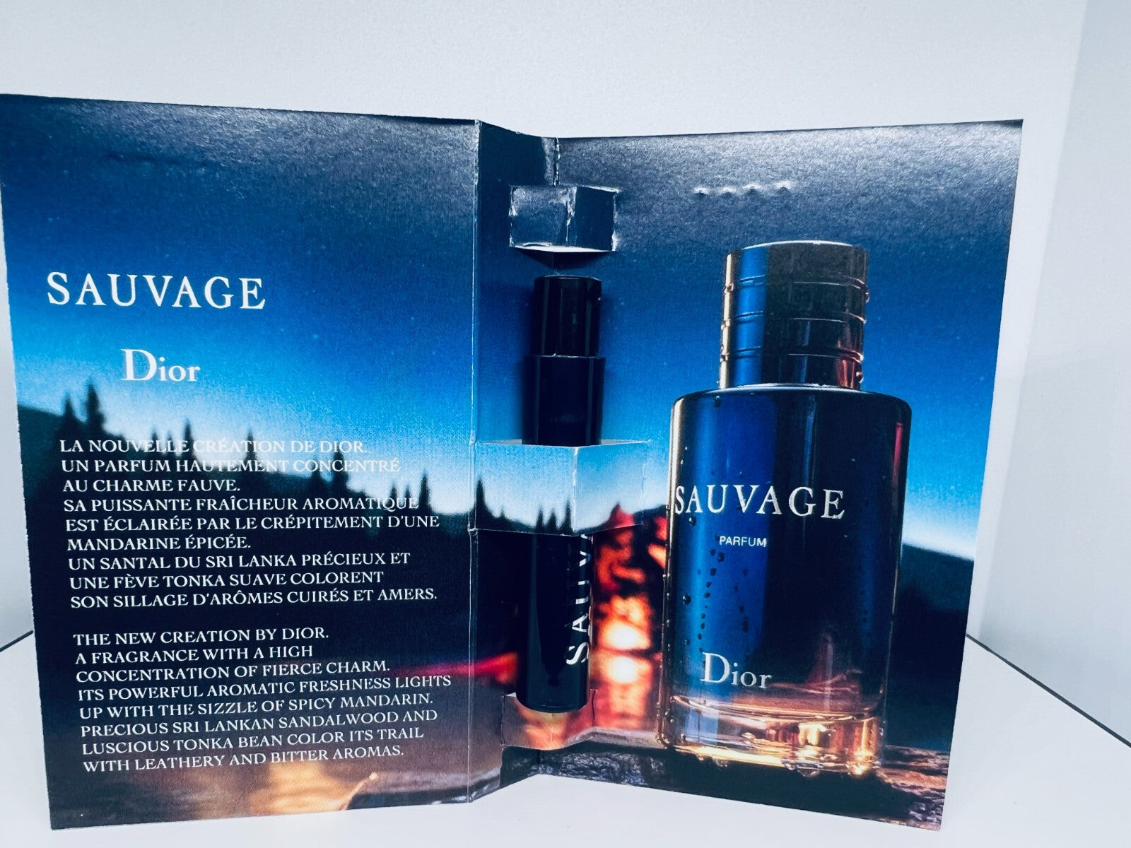 Dior Sauvage Cologne Collection For Men Sample Spray Vials 5pc Set