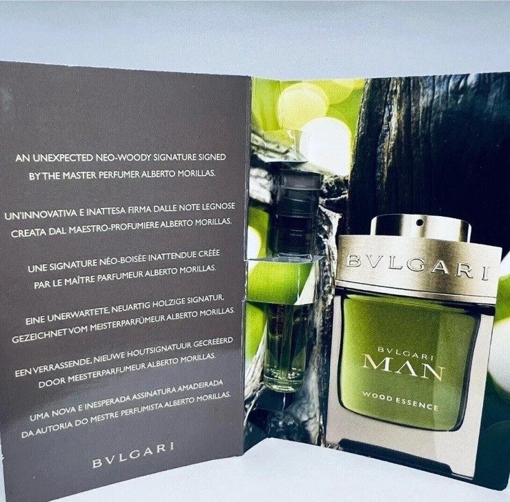 Bvlgari Man Wood Essence Eau De Parfum Sample Spray 1.5ml