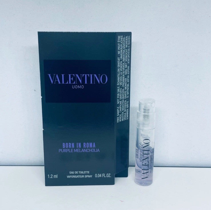 Valentino Uomo Born in Roma Purple Melancholia EDT  Sample Spray 1.2ml