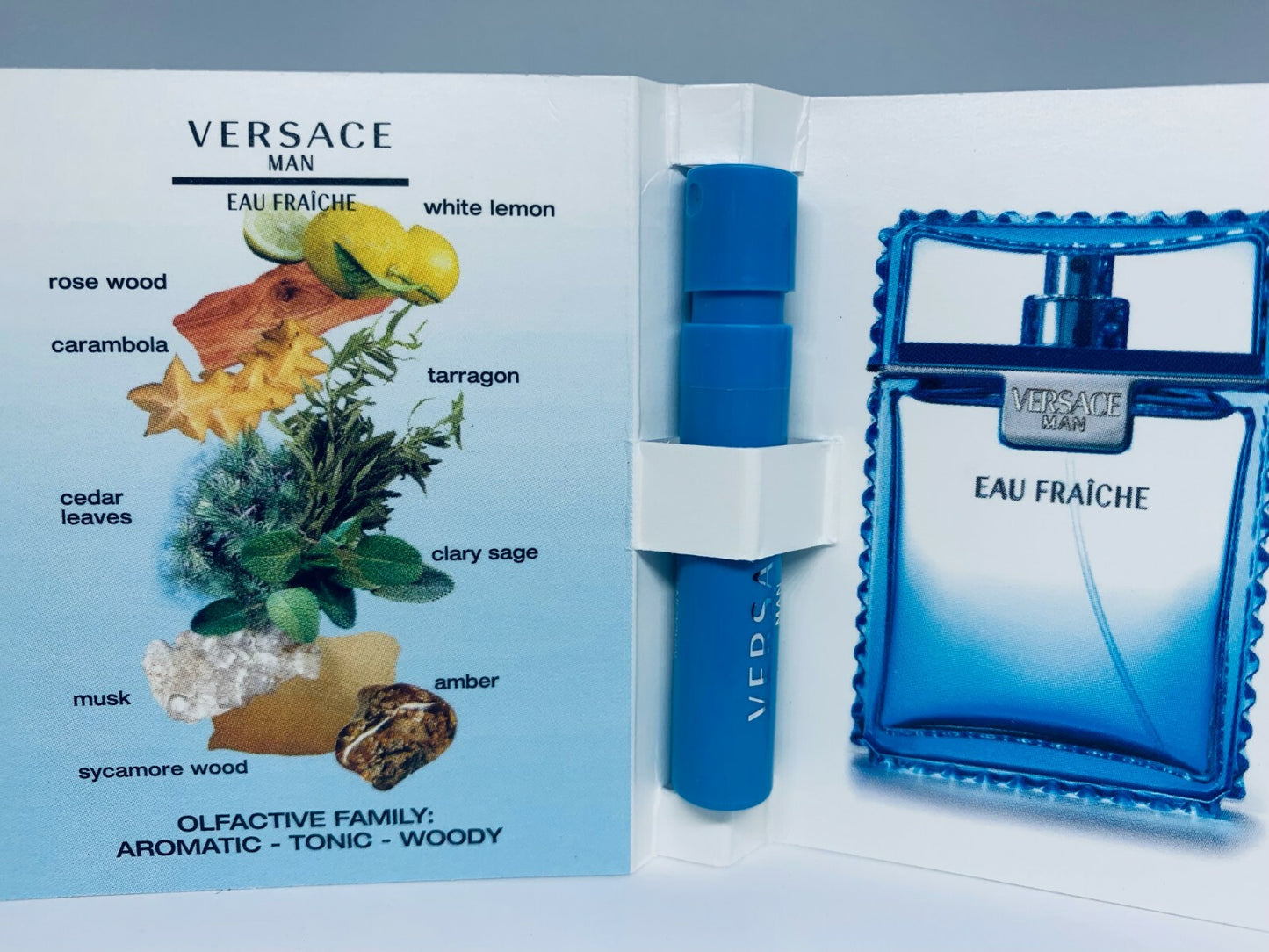 Versace Men Cologne Collection Sample Spray Vials 1ml / 0.03oz 10Pc Set