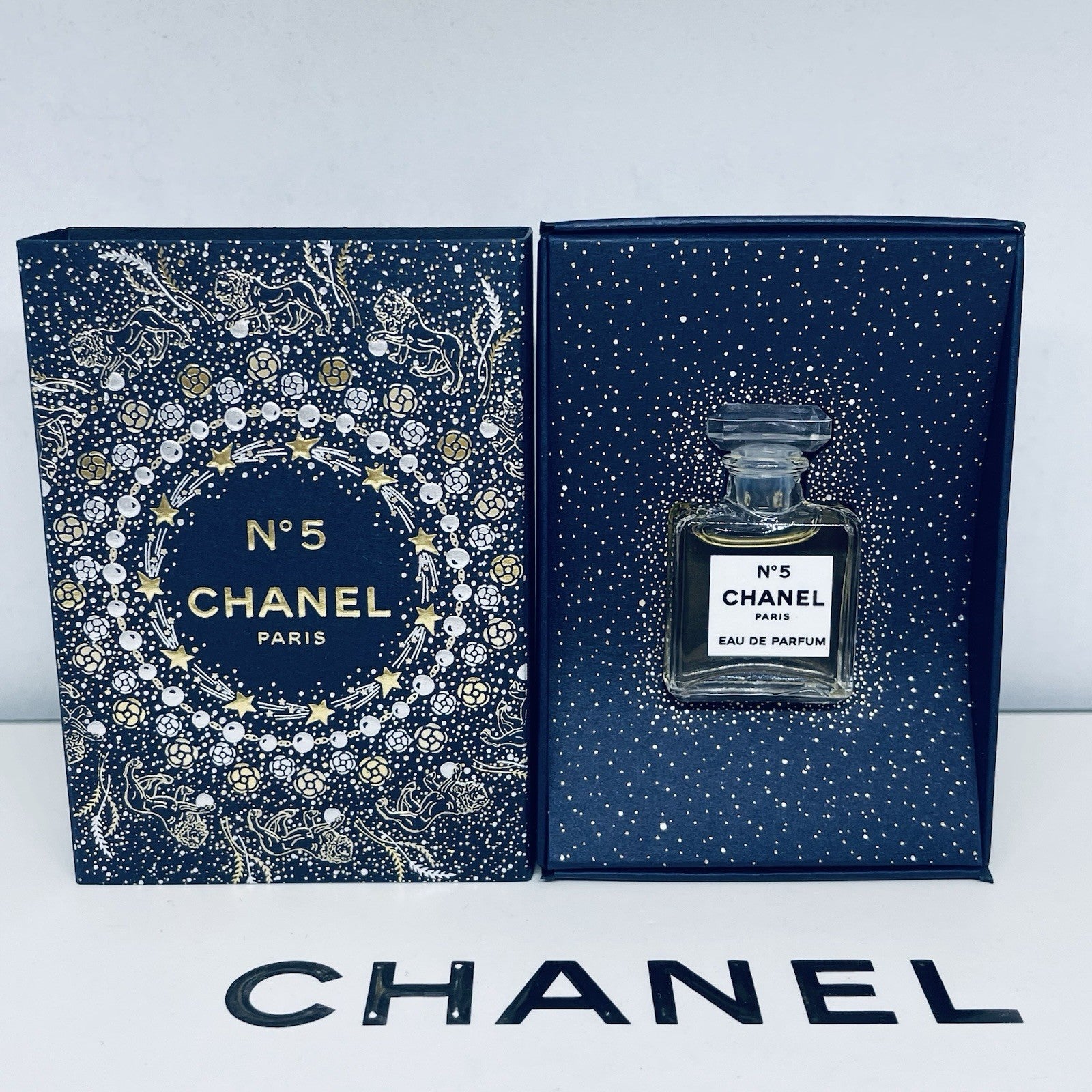 CHANEL N°5 EAU DE PARFUM Miniature Bottle 0.05 oz /1.5 ml Collectable LIMITED
