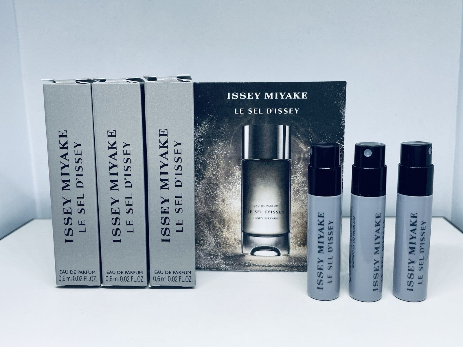 3x Issey Miyake Le Sel D'Issey Eau de Parfum .02oz/.6ml New 2025