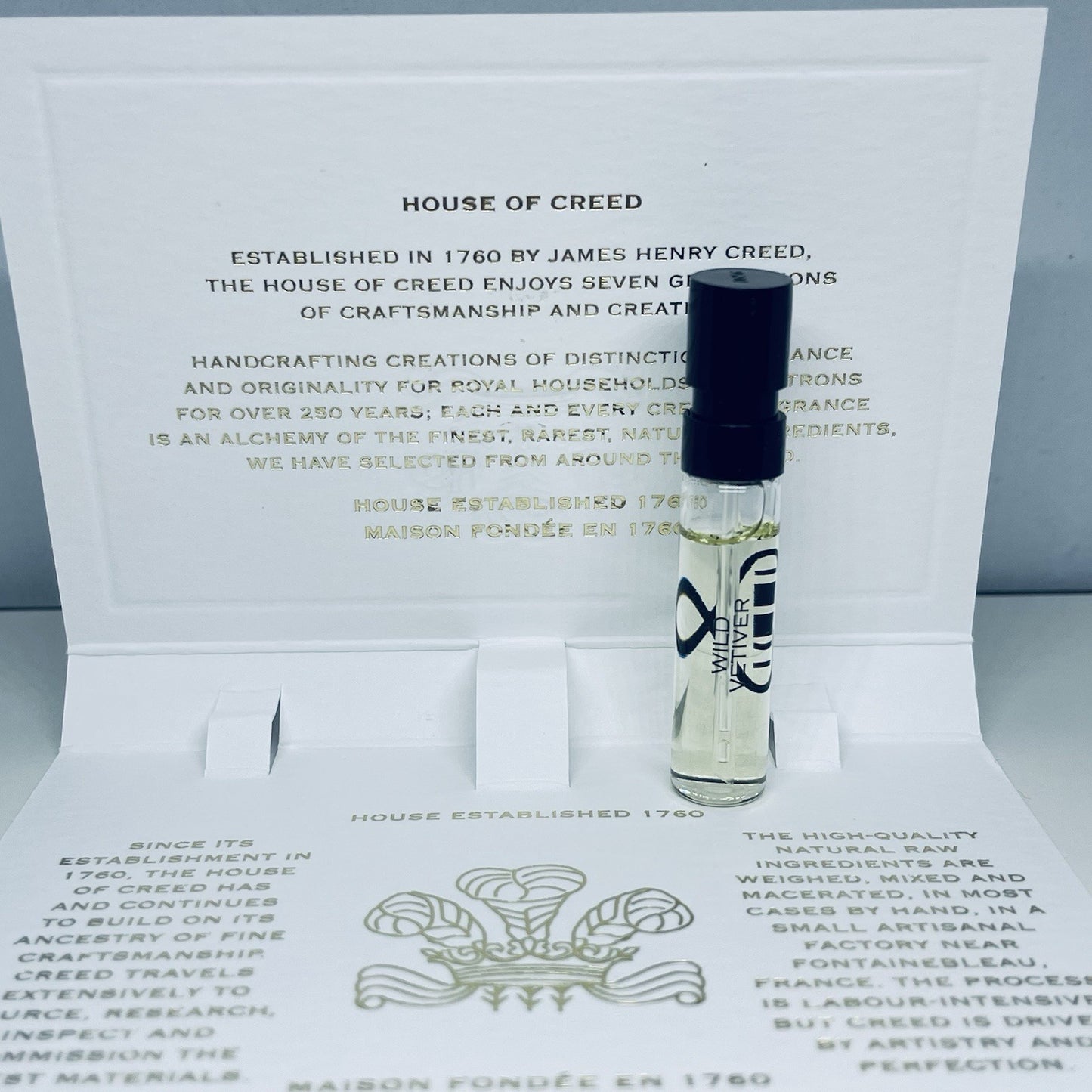 Creed WILD VETIVER  Eau de Parfum Sample Spray NEW RELEASE 2026
