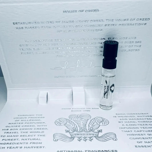 10x Creed Aventus Cologne For Him EDP Official Card Sample Spray 1.7ml