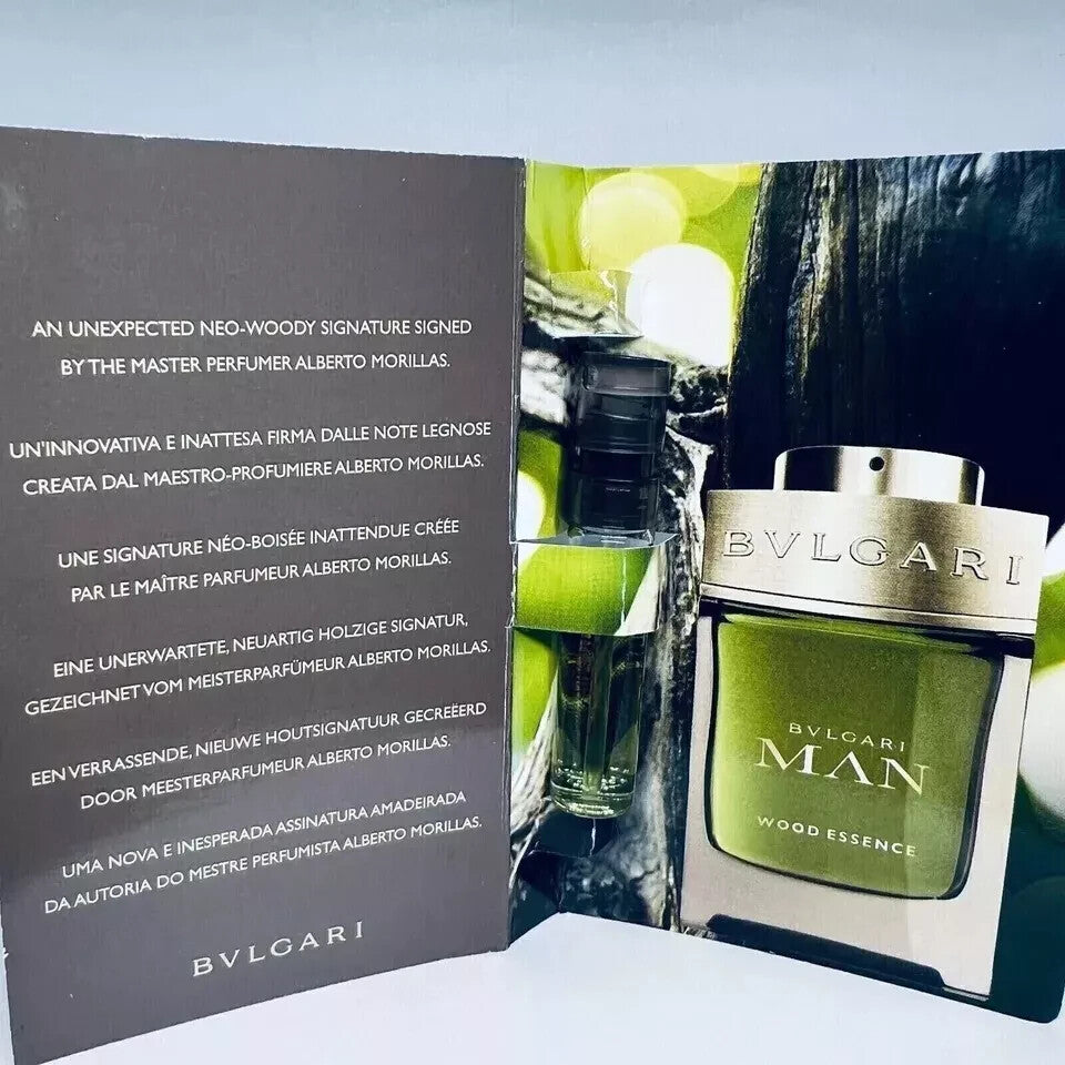 Bvlgari Cologne Collection For Men Sample Spray Vials 5Pc Set