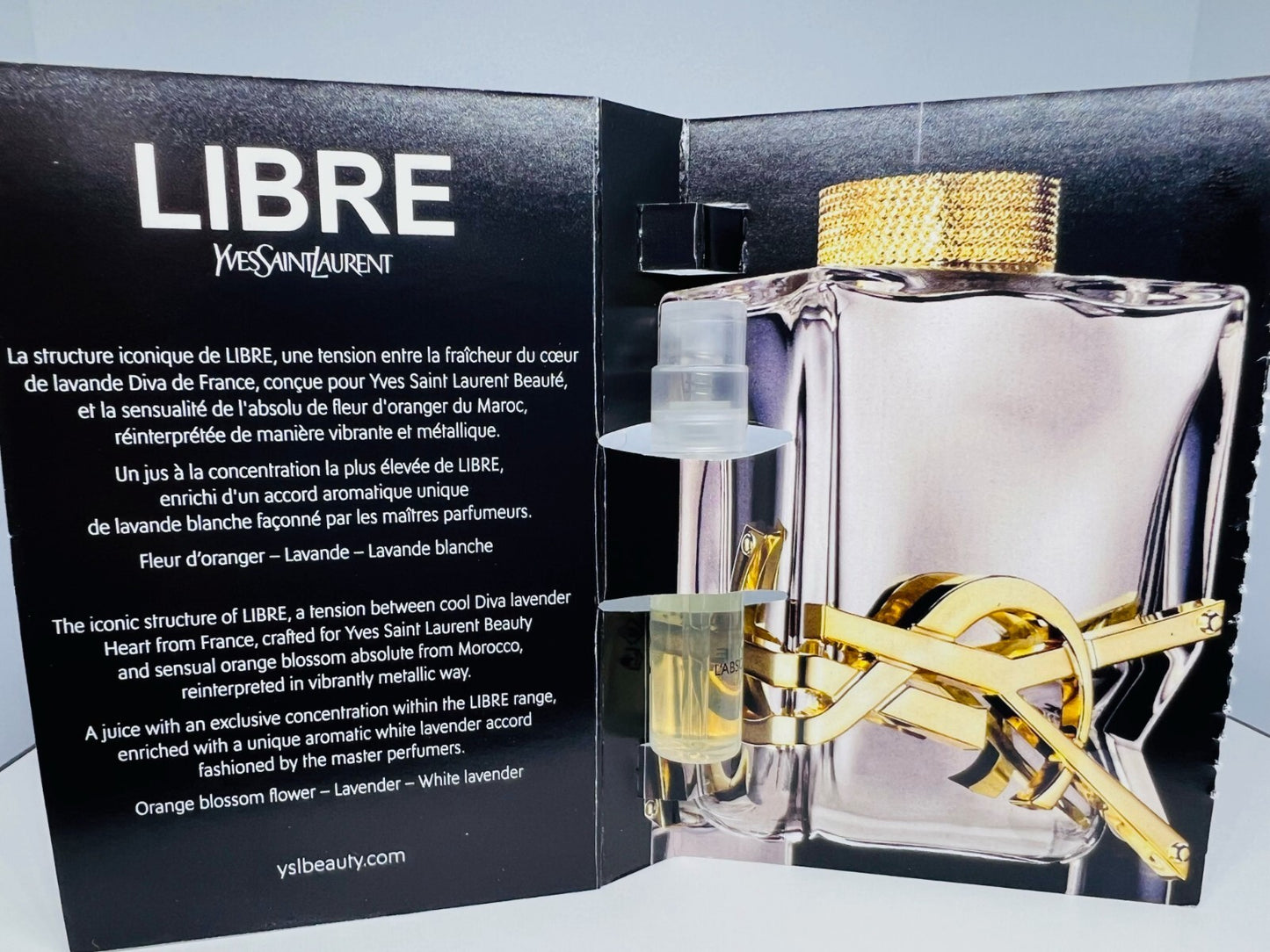Yves Saint Laurent Libre Perfume Collection Sample Spray 7pc Set