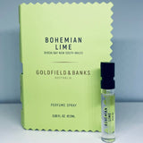 Goldfield & Banks Bohemian Lime Parfume Sample 2ml/0.06oz