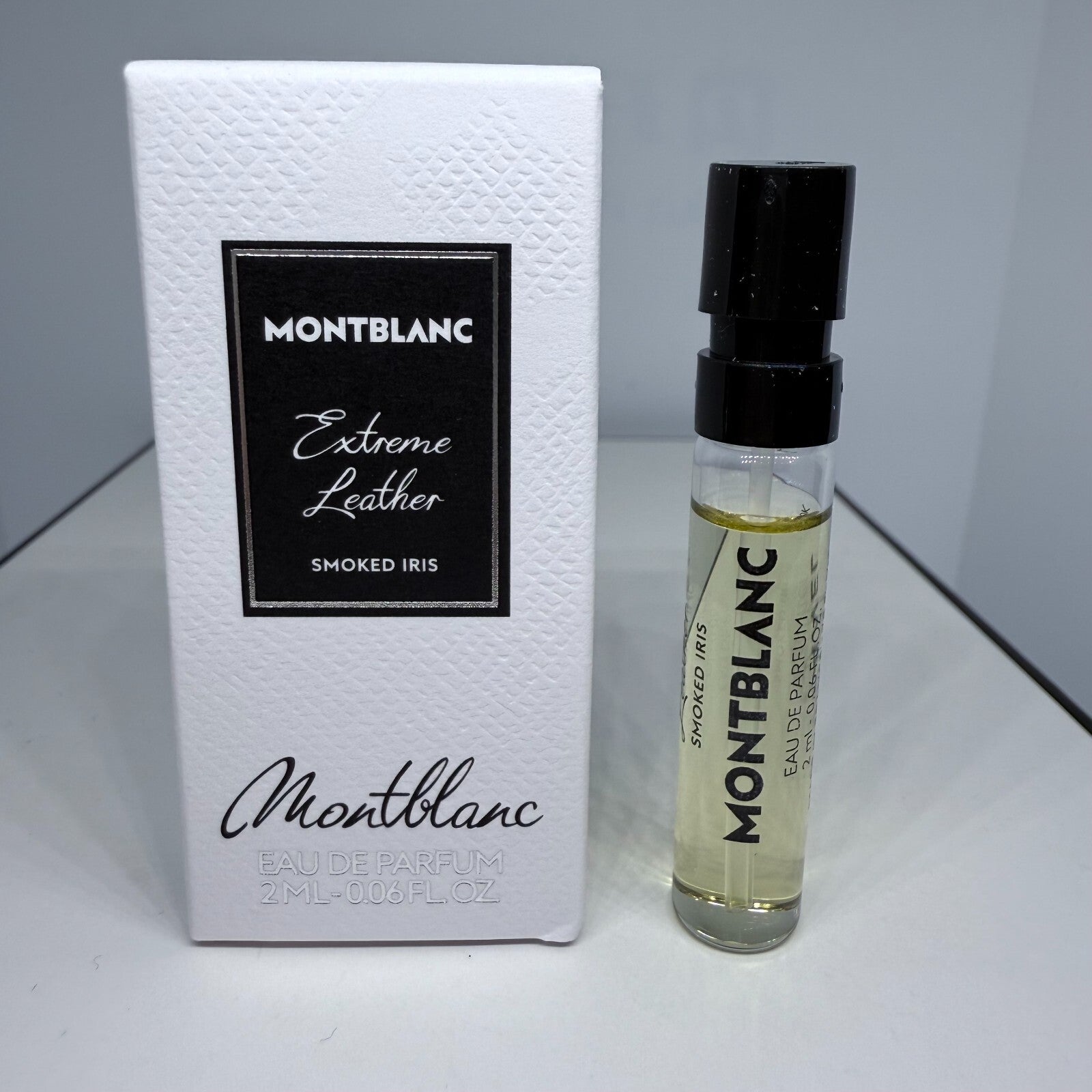 Montblanc Extreme Leather Smoked Iris EDP Sample Spray 2ml