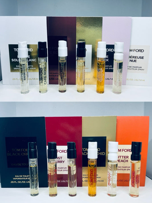 Tom Ford Perfume Collection For Women Sample Spray Vials 12pc Set