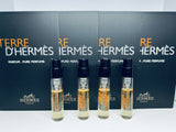 Hermes Terre D’Hermes Parfum Pure Perfume 2ml x4 Cologne Sample Spray