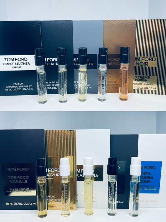 Tom Ford Cologne Perfumes Collection Discovery Sample Spray 10pc Set