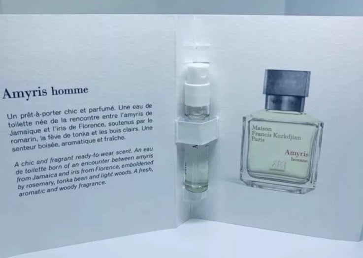 Maison Francis Kurkdjian Amyris Homme Eau de Toilette Sample Spray 2ml
