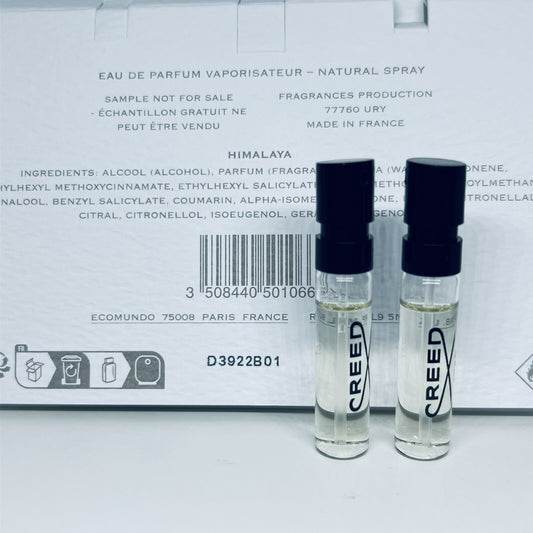 2Pc Creed Himalaya EDP Sample Vial Spray 1.7ml