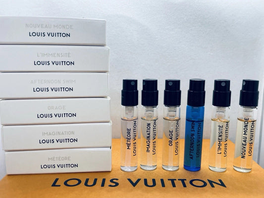 Louis Vuitton Men Cologne Collection Sample Spray 6Pc Set 2ml/0.06oz