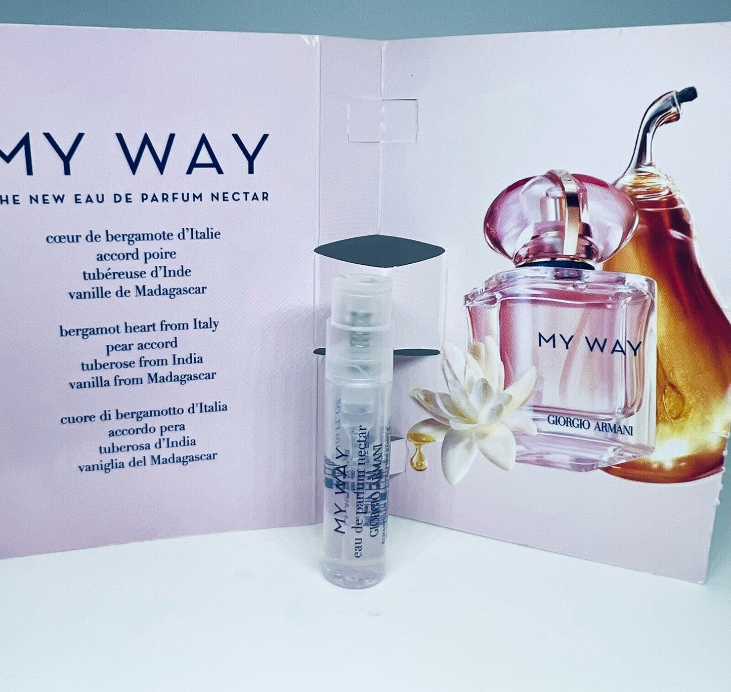Giorgio Armani My Way Perfume Collection Sample Spray Vials 6pcs Set